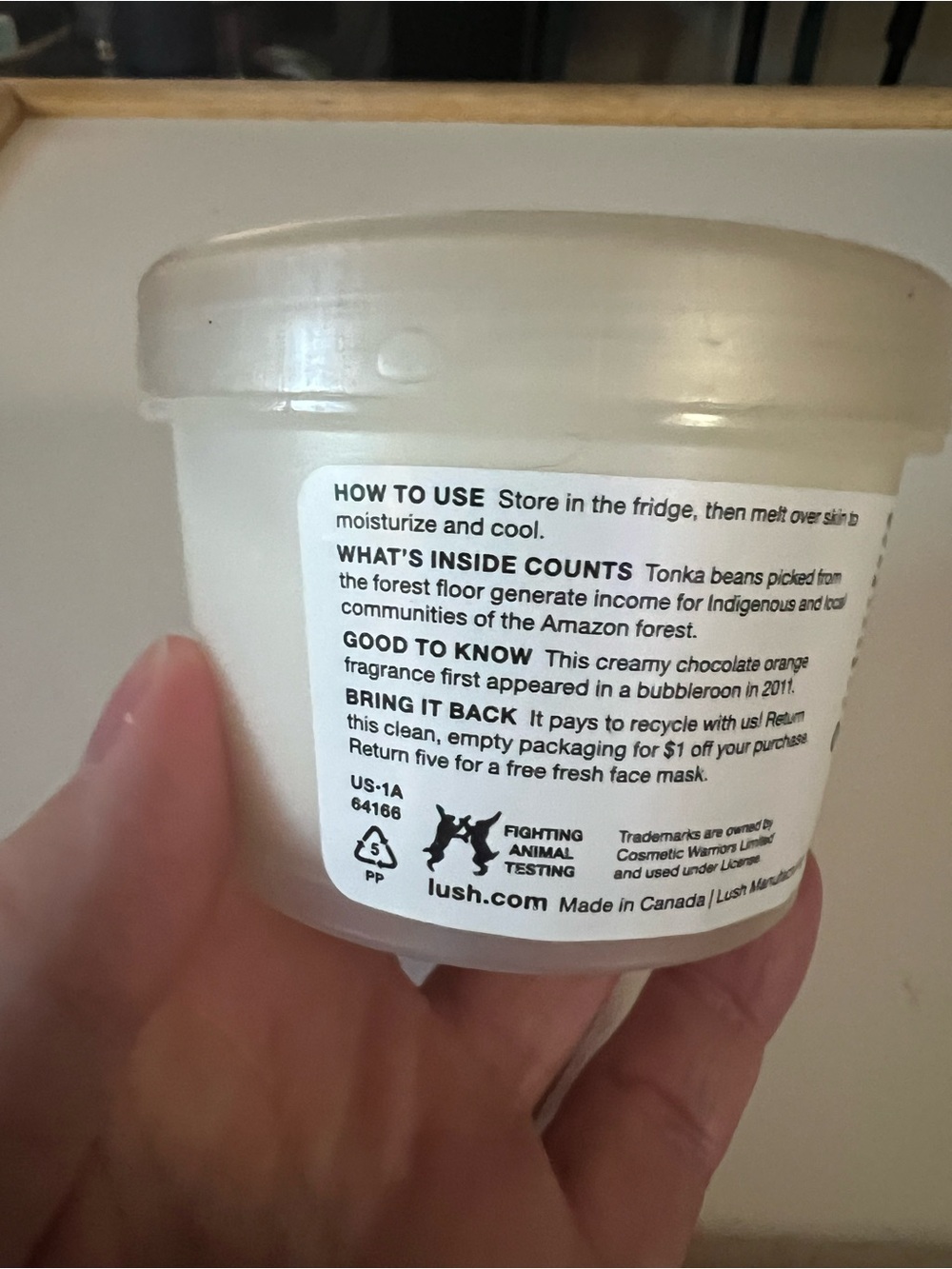 Lush Yuzu and Cocoa Sorbet Body Lotion - 3.5 oz BRAND NEW - Picture 3 of 6